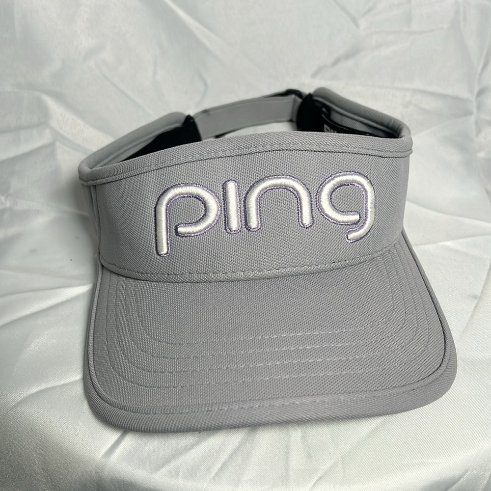 Gray & Purple One Ten Ping Golf Visor - One Size